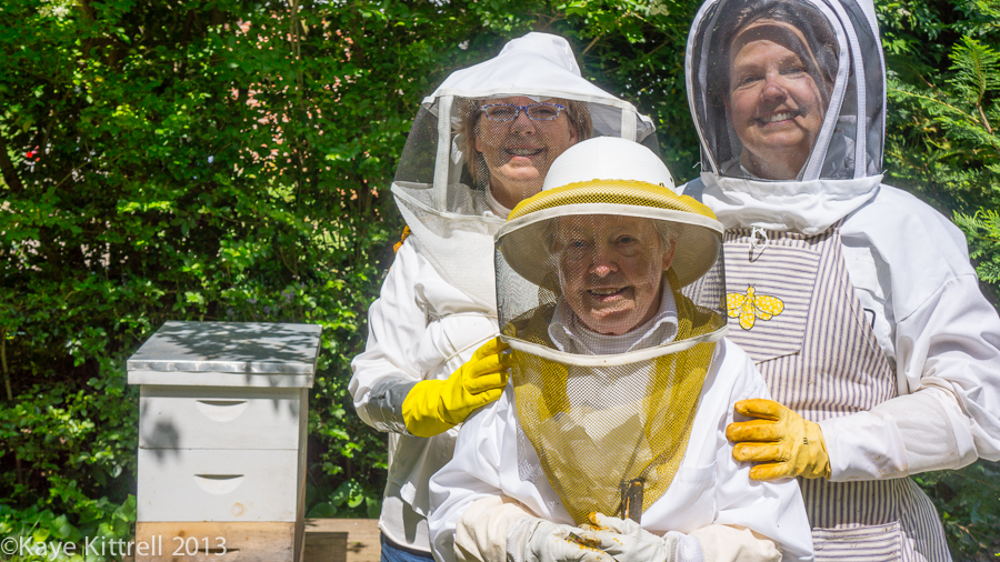Mother & Daughter Beekeepers, Betty Harvill-Heinz, Mary Jane & Nancy Harvill, Betty's Organic Bee Garden, Arts & Ag