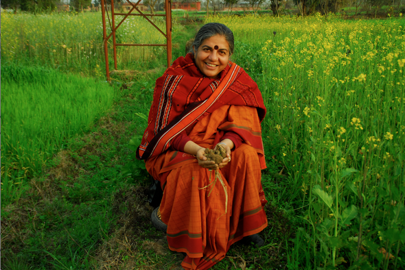Dr. Vandana Shiva in India Variety is the spice of life-Hogwash in MIchigan & Food Security