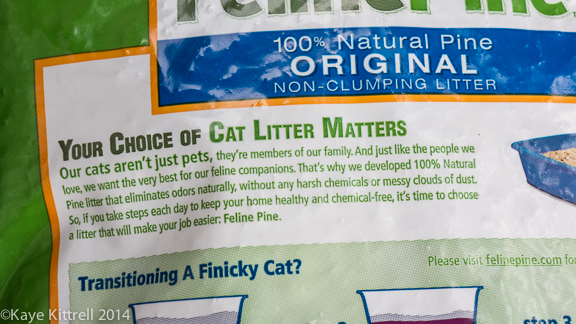 Pine litter label Heeding my own advice-pine label