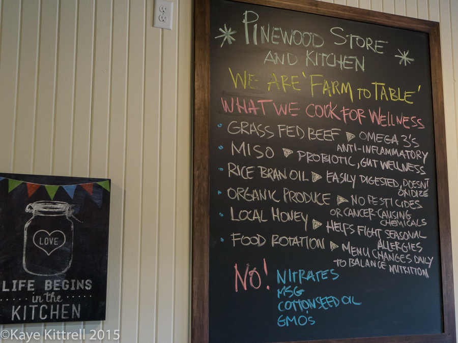 Files from the Road: Farm to Table in Pinewood - chalkboard