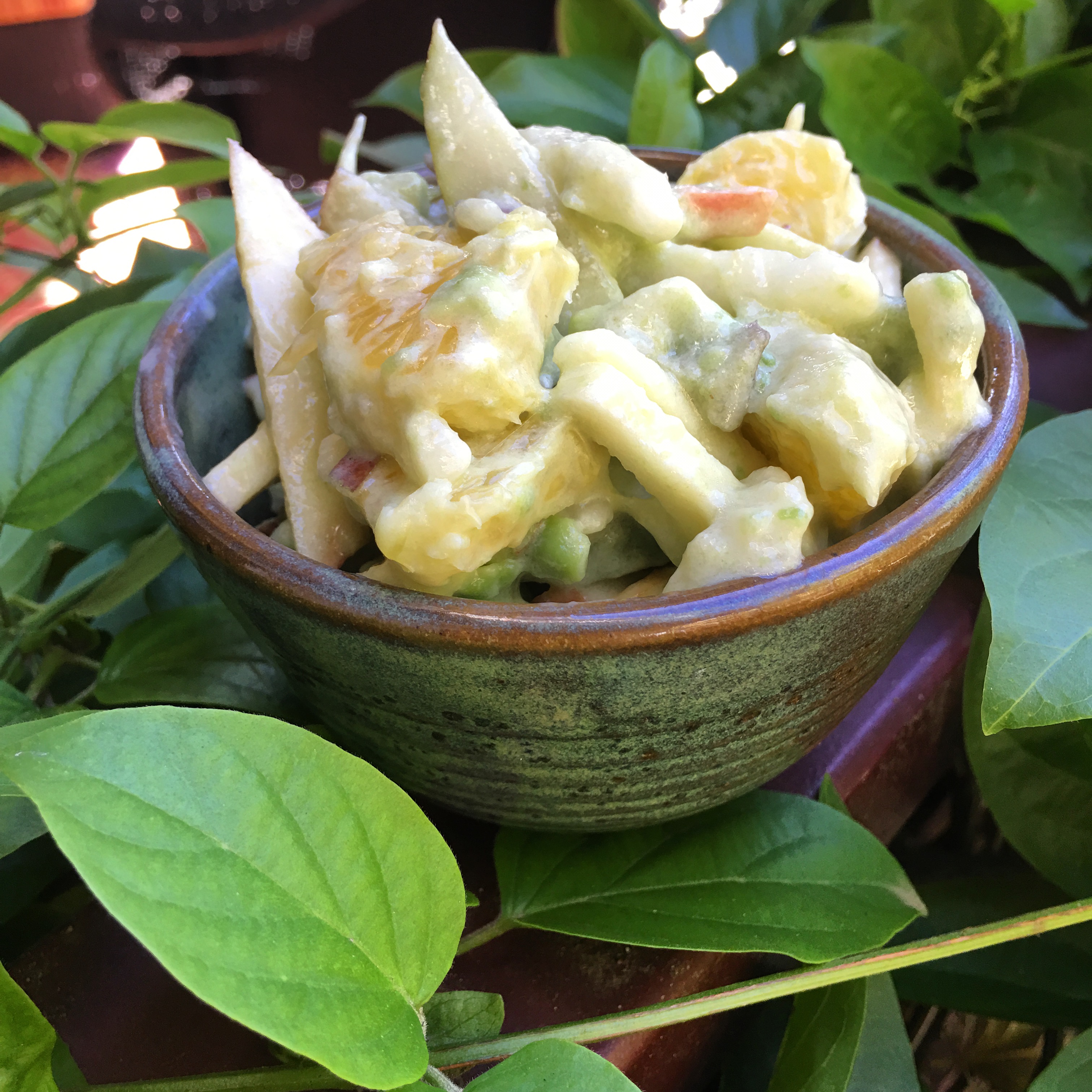 Kaye's favorite fruit salad with avocado