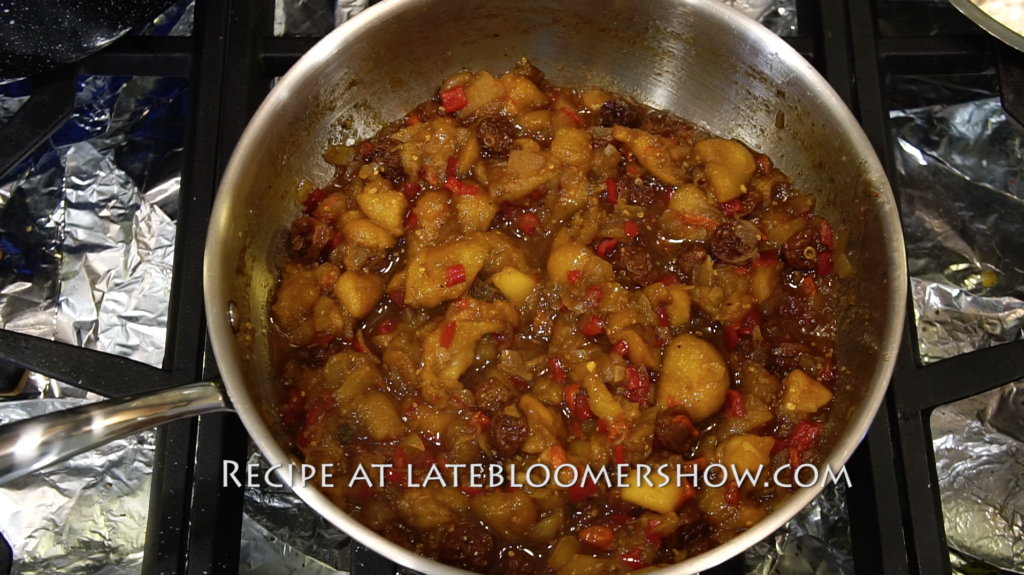 Pineapple Guava Chutney Recipe - pan
