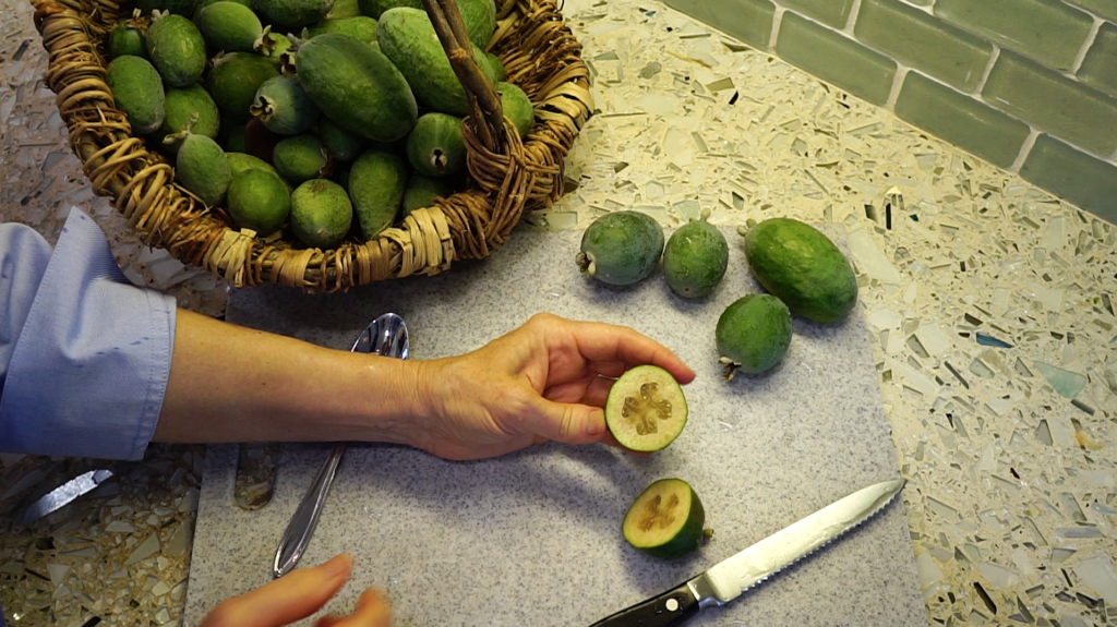 Pineapple Guava Chutney Recipe - peel