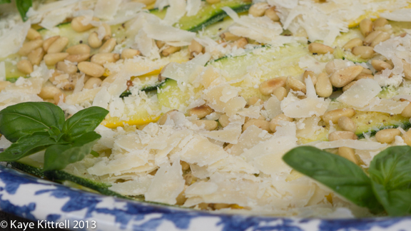 Zucchini Carpaccio Detail