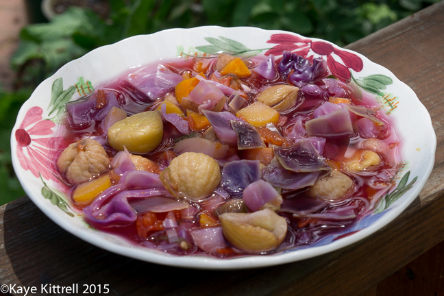 Try adding chestnuts to Vegetable Soup
