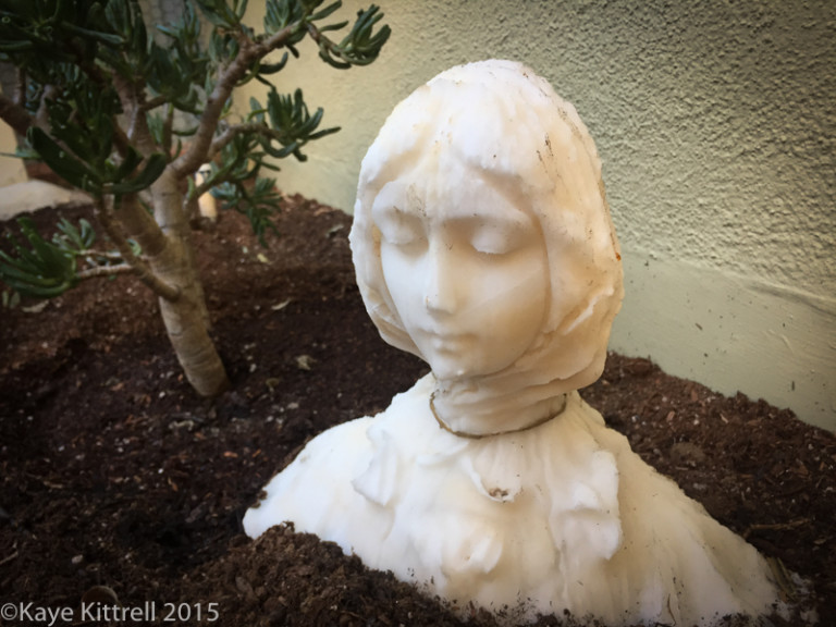 Gardening as Therapy on New Year's - angel
