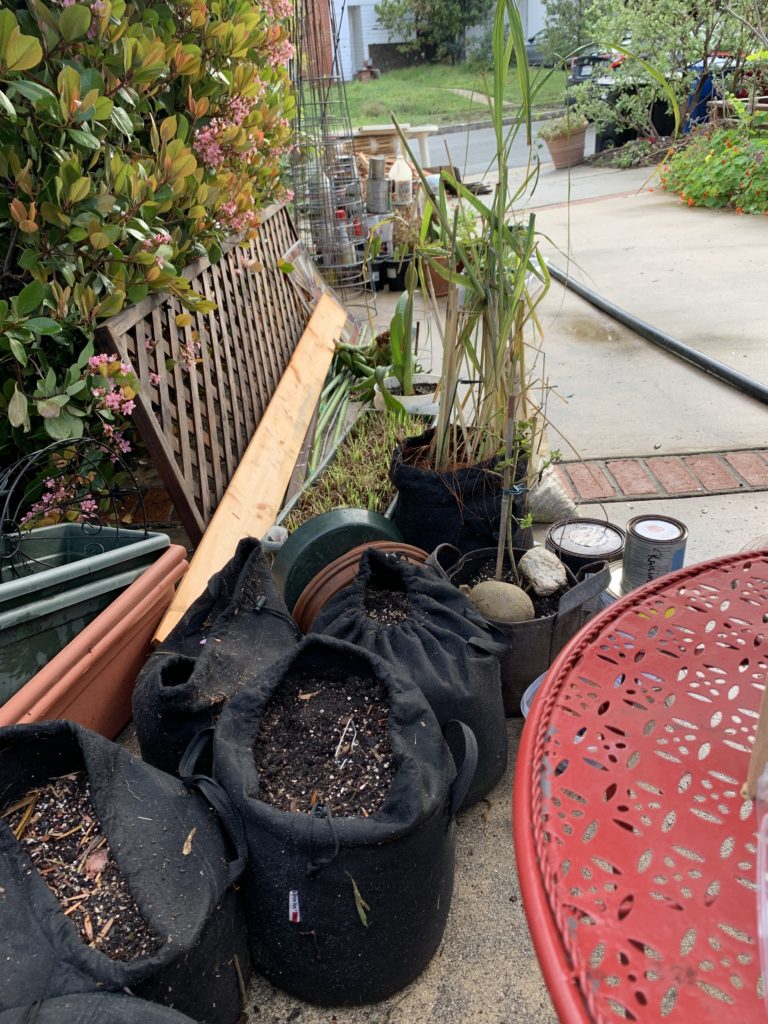 Stuff left on driveway