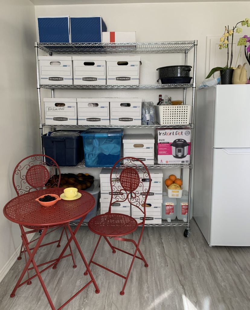 kitchen metal shelf