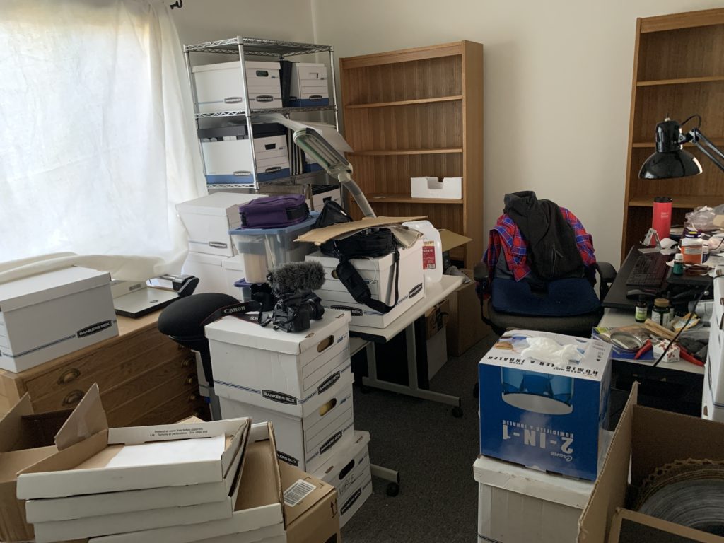 messy office